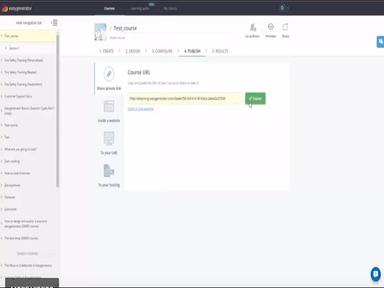 Easygenerator Course Sharing