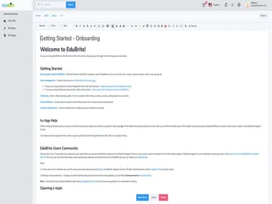 EduBrite Create Your Own Knowledgebase