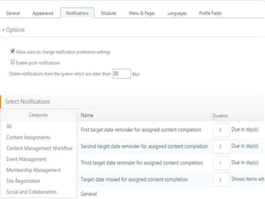 Instancy Notifications Management