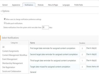 Instancy Notifications Management