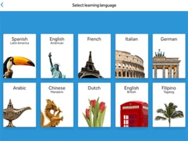 Rosetta Stone Enterprise Main Interface