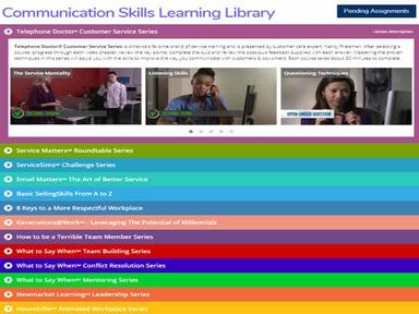 ServiceSkills.com - Communication Skills eLearning Library