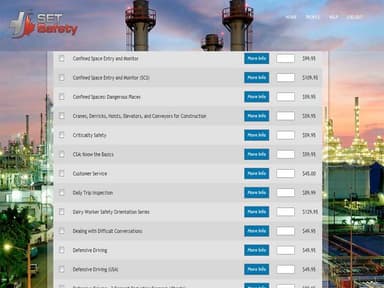 SET Safety LMS Online course library