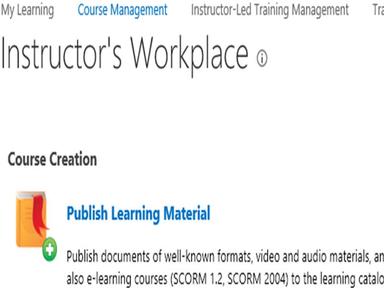 ShareKnowledge Instructor's workplace