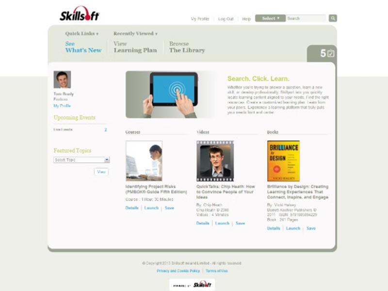 Skillsoft Homepage