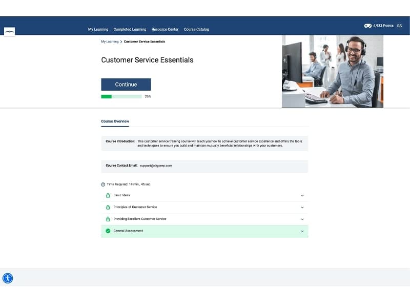 SkyPrep LMS Course Overview