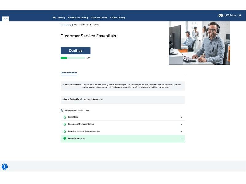 SkyPrep LMS Course Overview