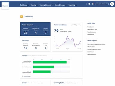 SkyPrep LMS Admin Dashboard