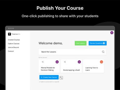 Traverse.link - Publish Your Course