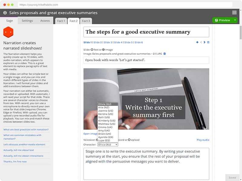 Tribal Habits Write the Executive Summary