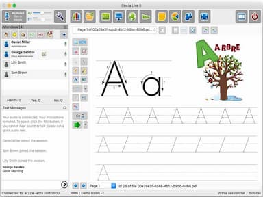 Electa Live whiteboarding
