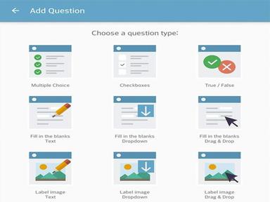 iCohere Unified Learning System Multiple question types