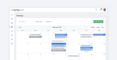 iSpring LMS Trainings