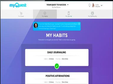 myQuest Habit Formation Tools
