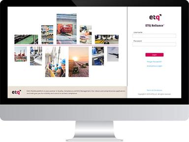 ETQ Reliance Login portal