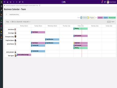 IFS Cloud Busi ness Calendar