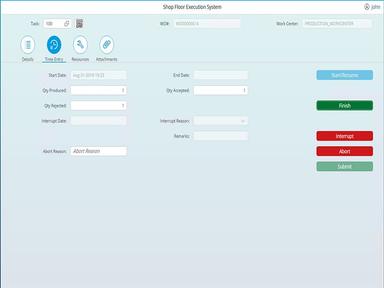 OptiProERP Shop Floor Execution System