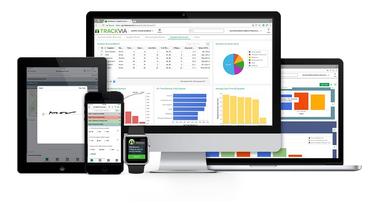 TrackVia Dashboard Screens