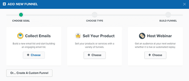 ClickFunnels Add New Funnel