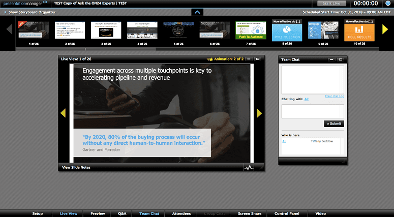 Presentation manager