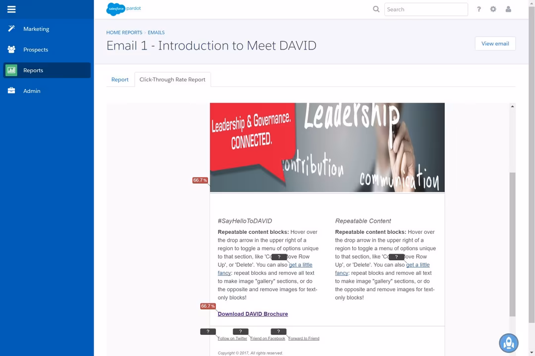 Pardot Reporting for Marketing Campaigns