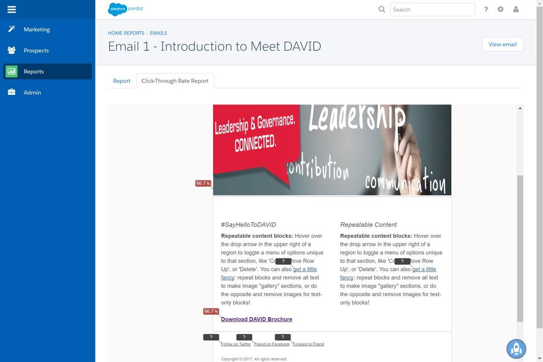 Pardot Reporting for Marketing Campaigns