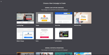 Wishpond Create Campaign