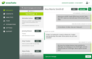 Avochato Messages