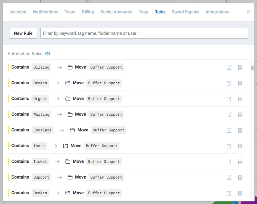 Buffer New Rules