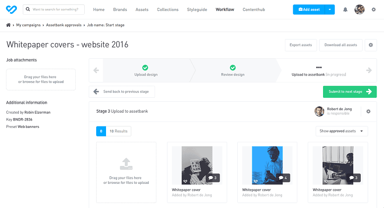 Bynder Approval workflows