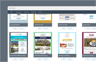 Constant Contact Software Email Templates