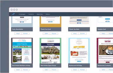 Constant Contact Software Email Templates