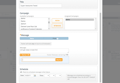 Emfluence Scheduling