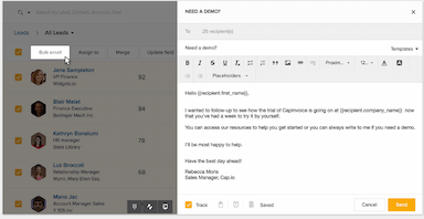 Freshsales Email Campaigns