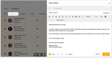 Freshsales Email Campaigns