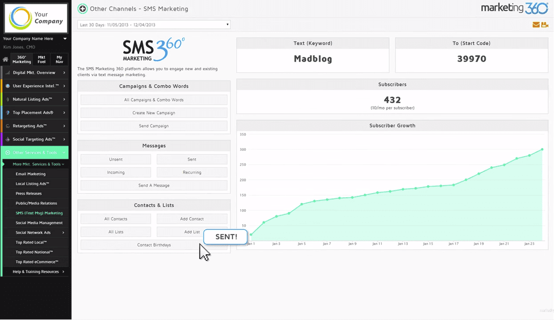Marketing 360 SMS Marketing