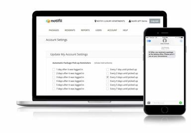 Notifii Account settings