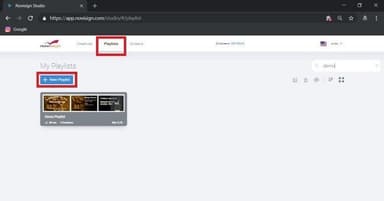 Create Playlist