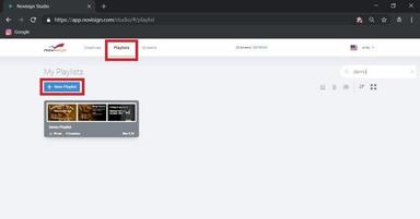 Create Playlist