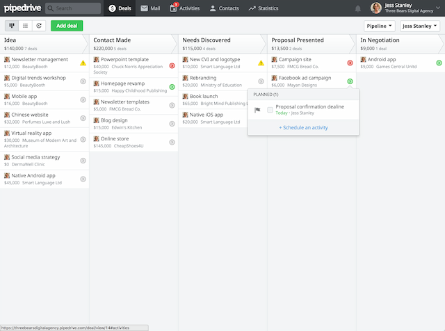 Pipedrive CRM