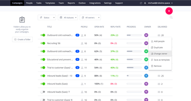 Reply Software Campaigns