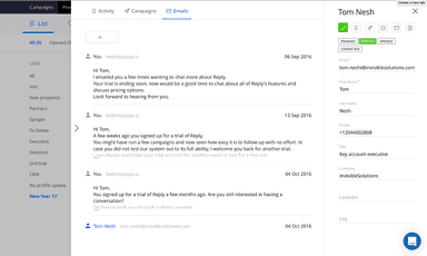 Reply Software Emails