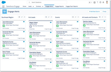 Salesforce Engage Alerts