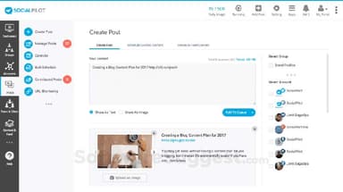 SocialPilot Create Posts