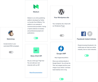 Story Chief Marketing Tools