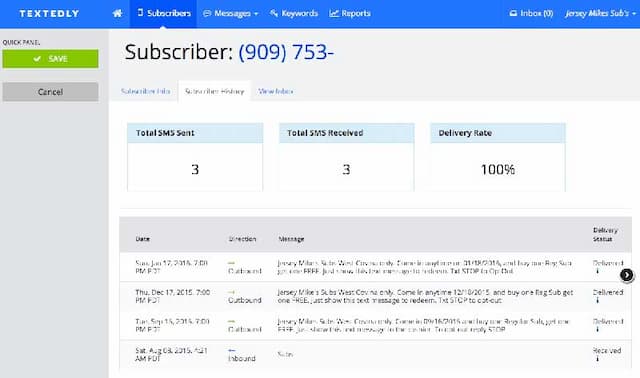 Textedly Text Message Marketing Tool