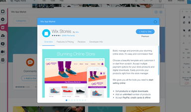 Wix Website Builder Online Store