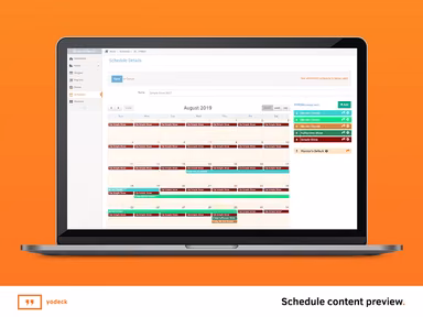 Yodeck Digital Signage Scheduling