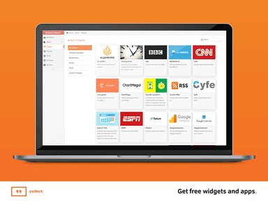 Yodeck Digital Signage Widgets and Apps