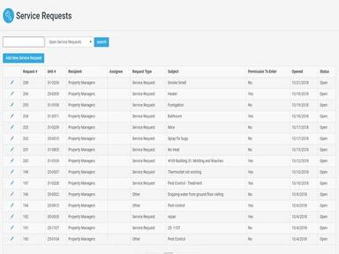 CONDO CONTROL Maintenance and Service Request